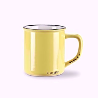 14oz Enamel Mug (Yellow)